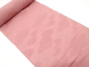 アンティーク　雲取りに古典柄織り出し　はぎれ反物